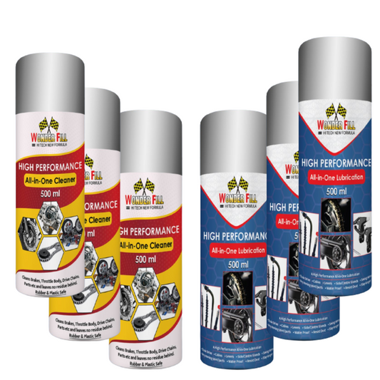Super Saver Combo 6 Bottles of Universal Cleaner 500ml & Universal Lubricant 500 ml