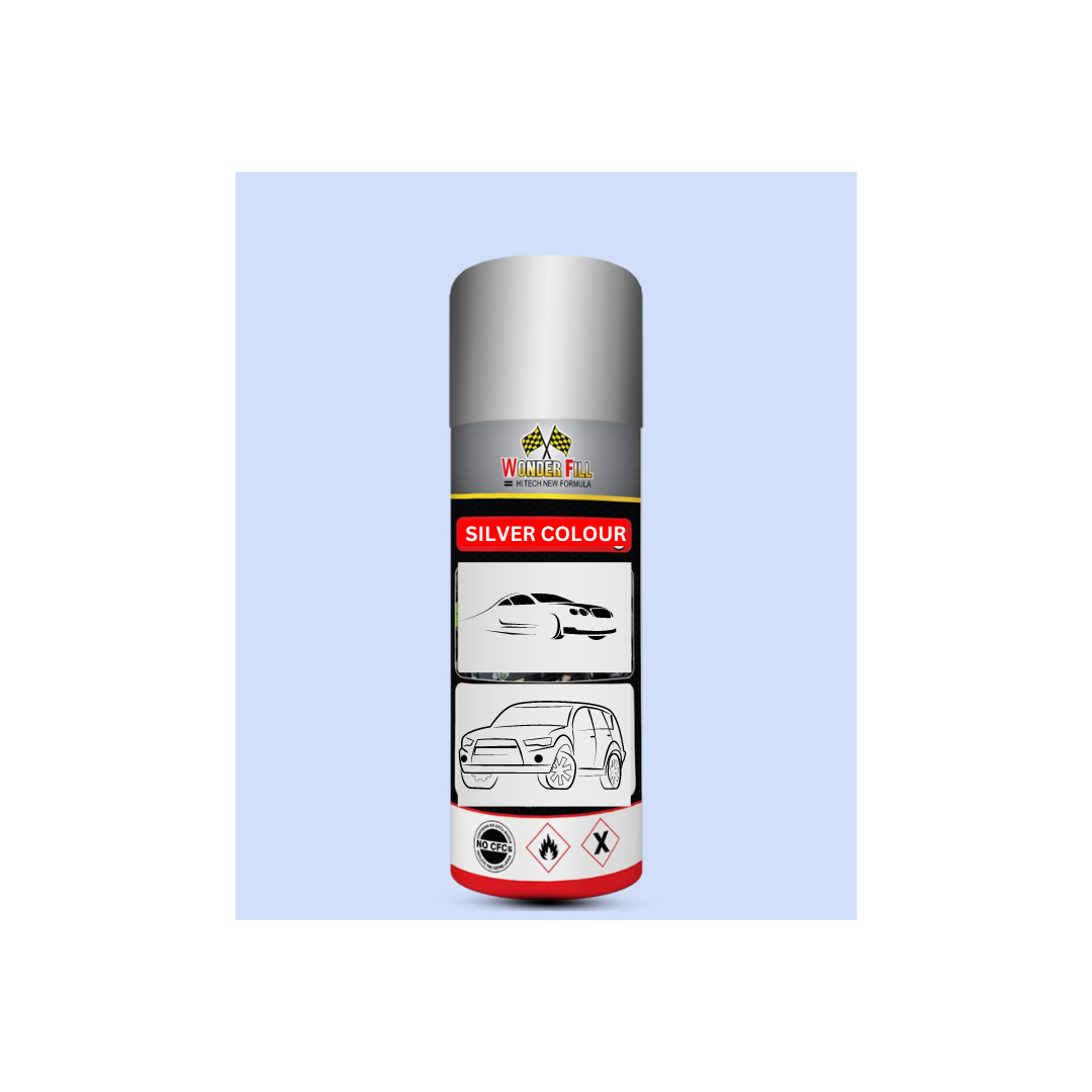 WONDERFILL PREMIUM SILVER COLOUR PAINT SPRAY 500 ml