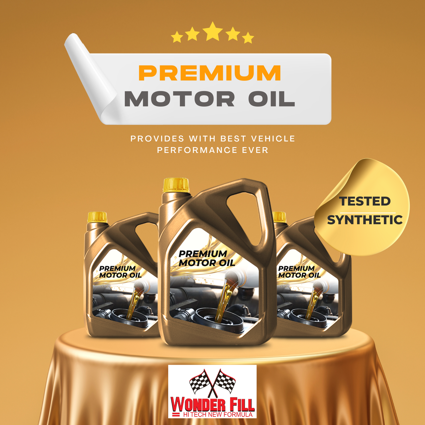 WONDERFILL IMPORTED 20W50 ENGINE OIL HIGH PERFORMANCE 1.1L